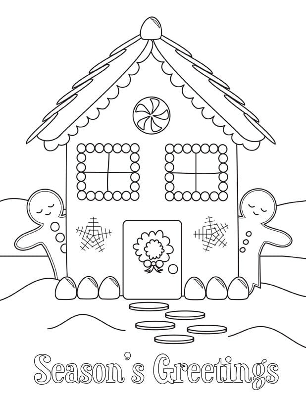 holiday themed coloring pages - photo #39