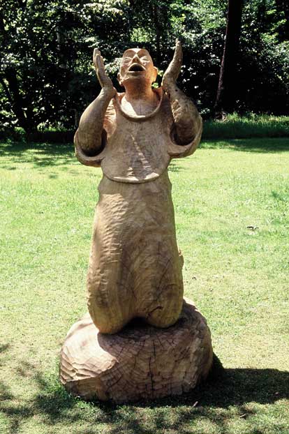 Statuia Intelegerii - Lemn Masiv Stejar - Minunea din lemn
