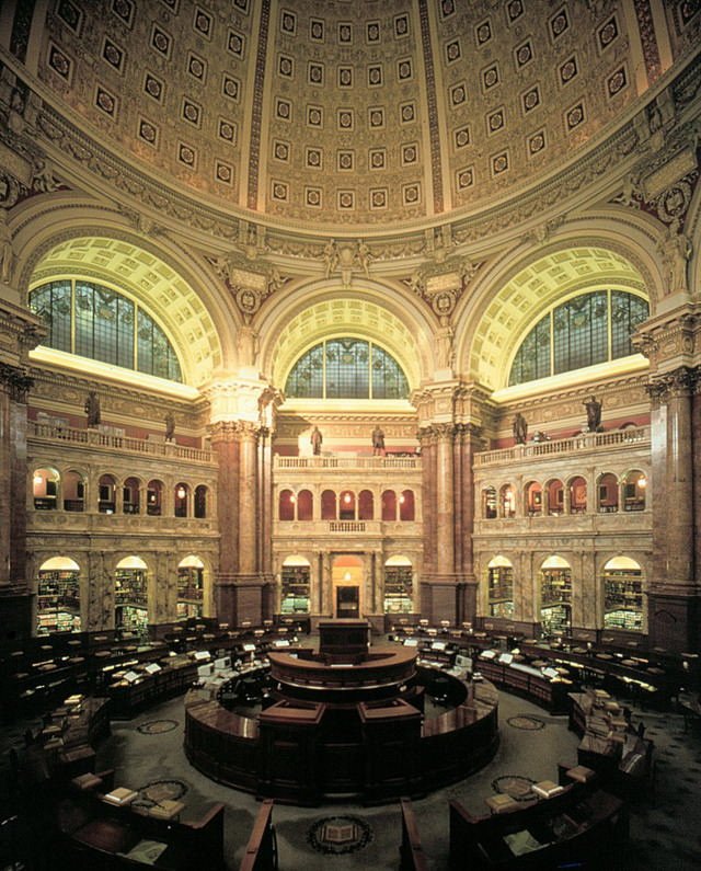 Sala Principala de Lectura Library of Congress -Washington Sala Principala de Lectura Library of Congress -Washington