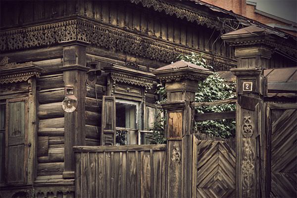 Casa siberiana din lemn - Rusia Eterna