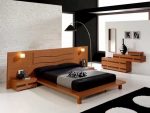 mobila de dormitor - decor cu lemn