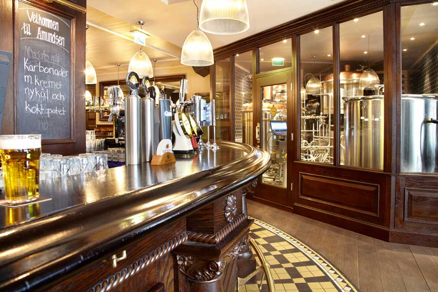 Amundsen bar din Oslo mobilier de bar