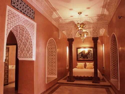 dormitor din Maroc stil marocan