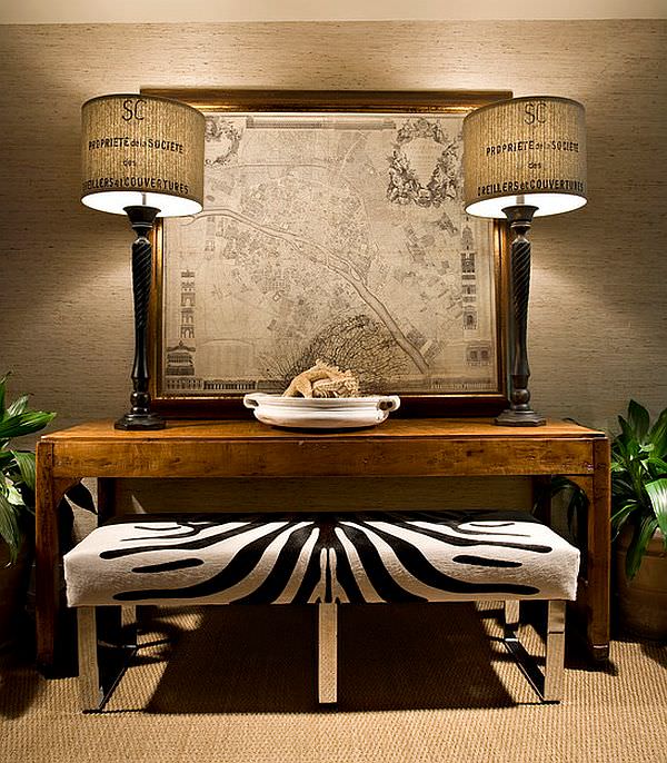 harta ca element decorativ