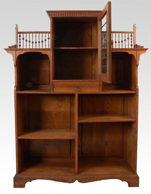 Corp de biblioteca deschisa Biblioteca stil Arts and Craft