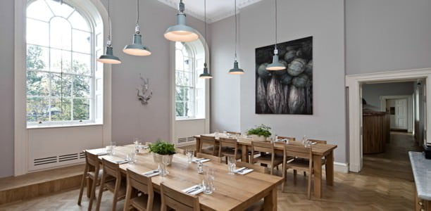 dining in stil industrial masa de lemn - Design contemporan