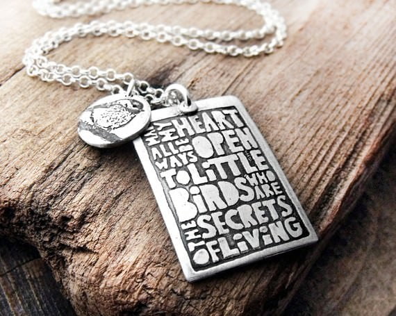 mesaj inspirational colier cu medalion