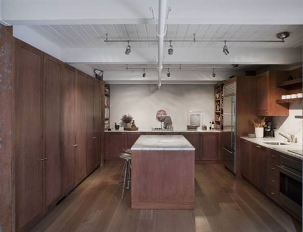 design bucatarie Apartament la mansarda