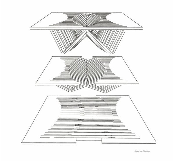 schita de proiectare proiectarea mesei Rising Table