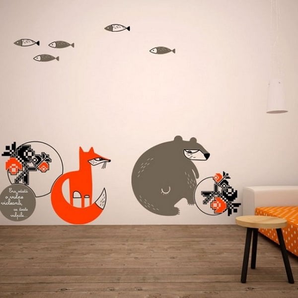 Deco art din categoria " Made in Romania" 5 sticker decorativ pentru pereti - Deco Art