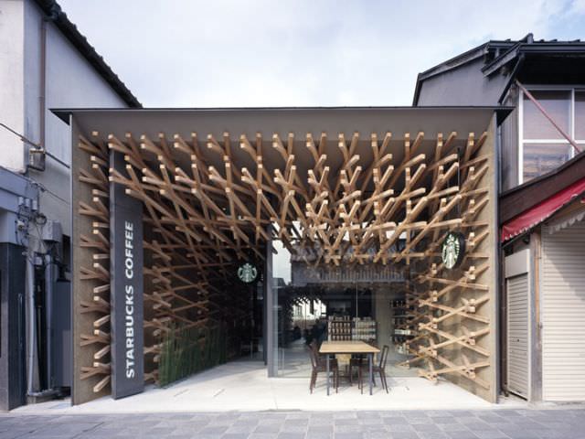 Starbucks Kengo Kuma cafenea Starbucks
