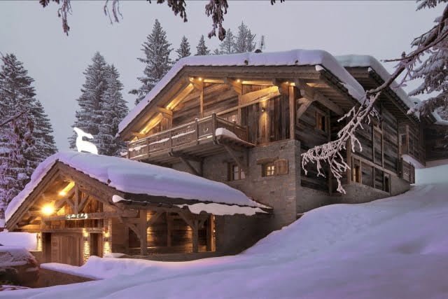 cabana și schi