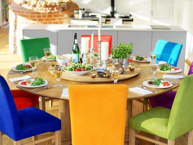 Sistemul rotativ Lazy Susan sau Mary pentru mesele rotunde 2 sistemul rotativ de la Berrydesign