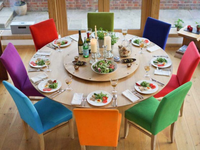 Sistemul rotativ Lazy Susan sau Mary pentru mesele rotunde 4 sistemul rotativ de la Berrydesign