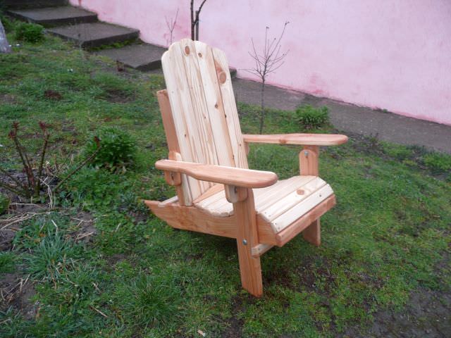 scaun de lemn Adirondack pliant 