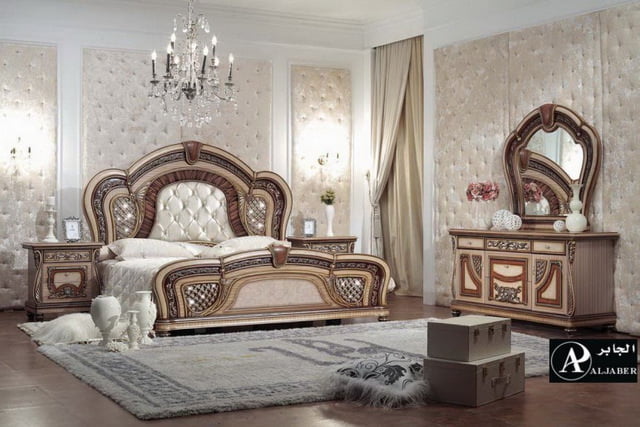 Dormitoare elegante în stilul vintage 10 mobila din lemn masiv de dormitor