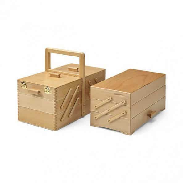 Mobilier derivat din cutie din lemn pentru accesorii de croitorie 7 idei pentru mobilier derivat din cutii de accesorii pentru cusut
