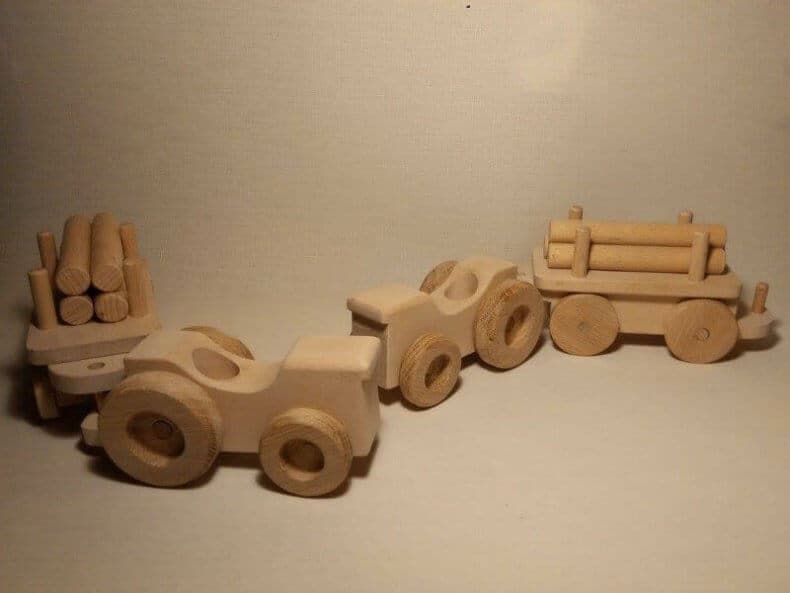 Utilaje din lemn miniaturizate - jucarii pentru copii ce vor deveni antreprenori 3 utilaje din lemn jucarii pentru copii