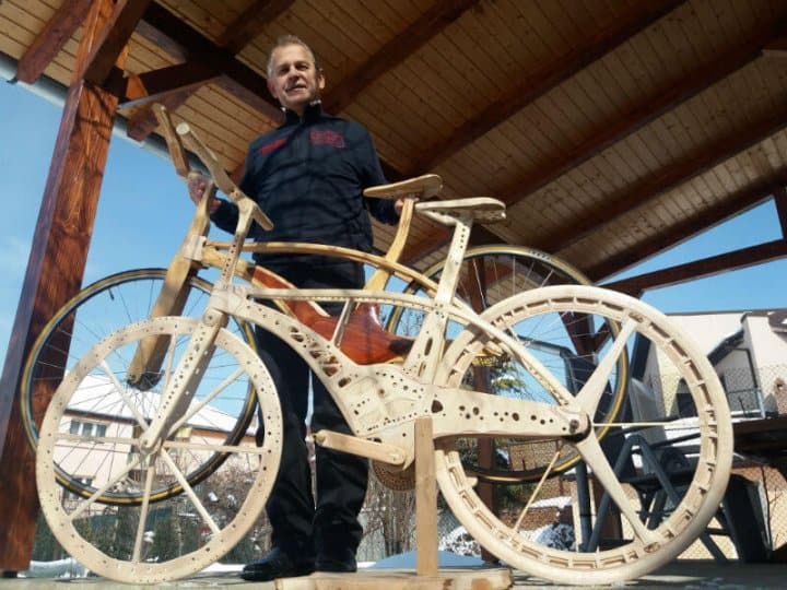 Portret de inventator - Dan Sobol - Bicicleta din lemn 1 Profil de inventator
