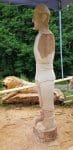 sculptura in lemn cu drujba Cerna 2018
