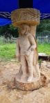 sculptura in lemn cu drujba Cerna 2018