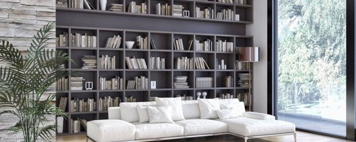 Biblioteca dintr-o casă - în sufragerie sau în birou? 6 biblioteca