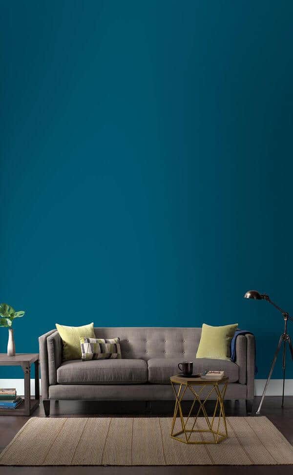 Living albastru - 7 idei pentru decorarea spațiului 7 living albastru