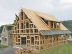 structuri Timber frame house