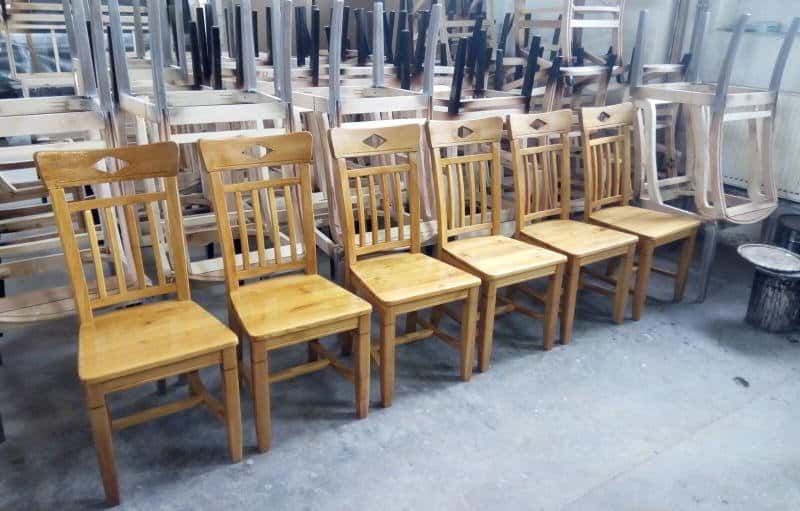 Scaun din stejar Dijon - scaunul cu cele mai multe vânzări 4 finisaj Natural Oak