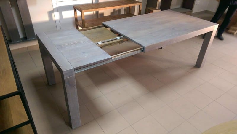 Model de masa supra extensibilă - Entertainer extending table 8 Masa Nexia stejar masiv