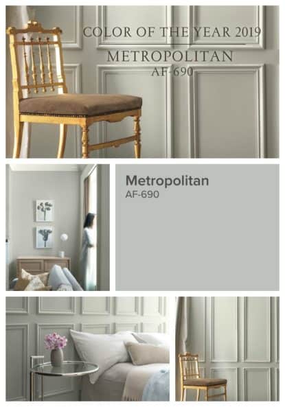 Metropolitan AF-690 - Culoarea anului 2019 la Benjamin Moore 7 Metropolitan AF-690 Benjamin Moore