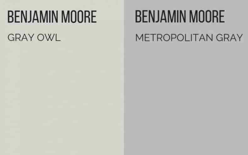 Metropolitan AF-690 - Culoarea anului 2019 la Benjamin Moore 2 Owl and Metropolitan