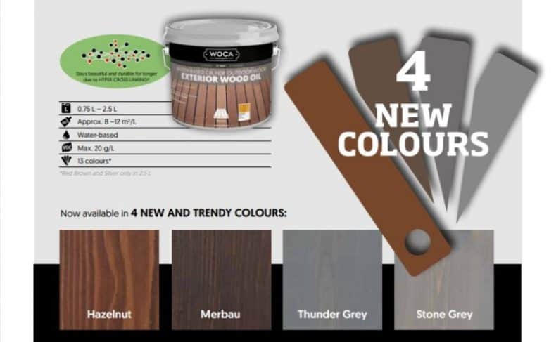 Metropolitan AF-690 - Culoarea anului 2019 la Benjamin Moore 3 Woca Exterior Oil