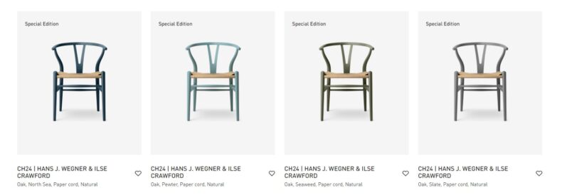 Wishbone Chair - CH 24- Hans Wegner - model de referință istoric 1 Carl Hansen Son CH 24 WishBone Chair