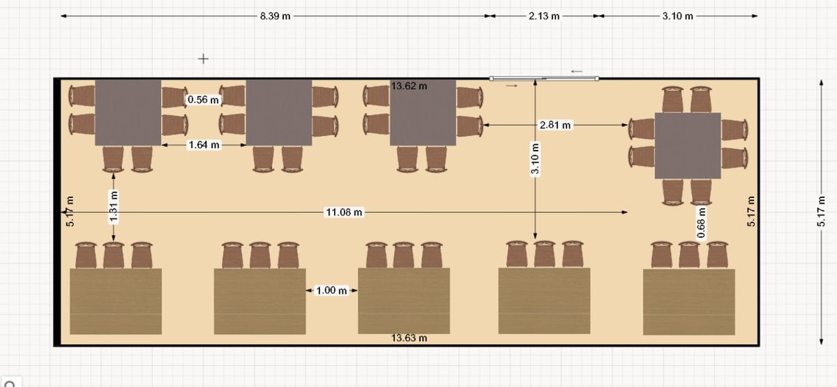 Simulare gratuită pentru mobilarea spațiului 3 simulare terasa restaurant